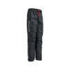 Black rain pants