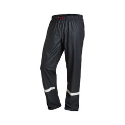 Black rain pants