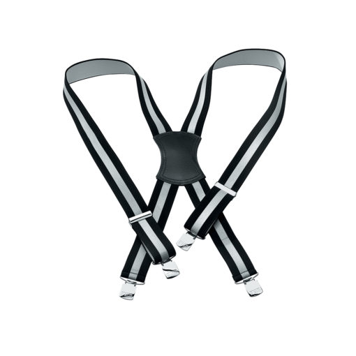 Black Reflective Suspenders