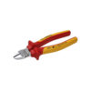 Side cutter with red and yellow handle