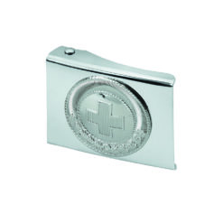 Silver Belt Buckle With Silber Symbol