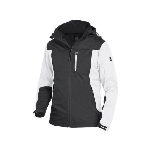 White And Anthracite Softshell Jacket