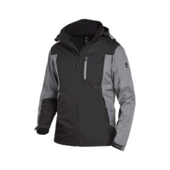 Grey And Black Softshell Jacket