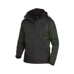 Olive And Black Softshell Jacket