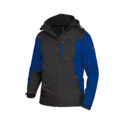 Royal-Blue And Black Softshell Jacket