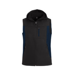 Marine-Blue And Black Waistcoat