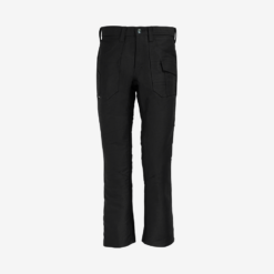 Black work trousers with multiple pockets