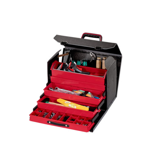 Top-Line Leather Tool Case With Organizers