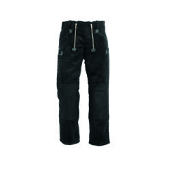 Black trenker corduroy trousers