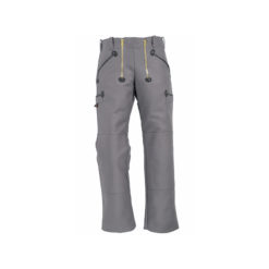 Grey twisting double pilot trousers