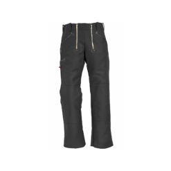 Black twisting double pilot trouser