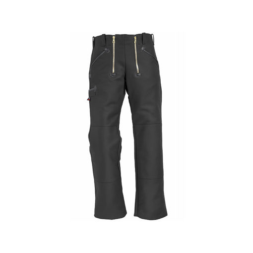Black Twisting Double Pilot Trouser