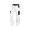 White and anthracite work trousers