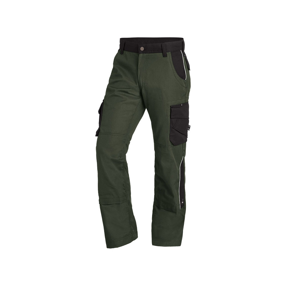 Olive And Black Work Trousers