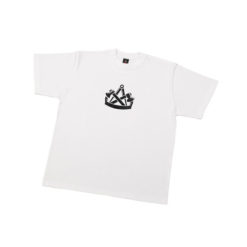 White T-Shirt With Carpenter's Symbol