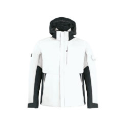 White and anthracite winter jacket