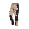 Beige an black work trousers