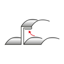 Round dormer edge closer drawing