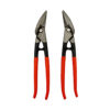 Stubai combination tin snips with red pvc coated handles