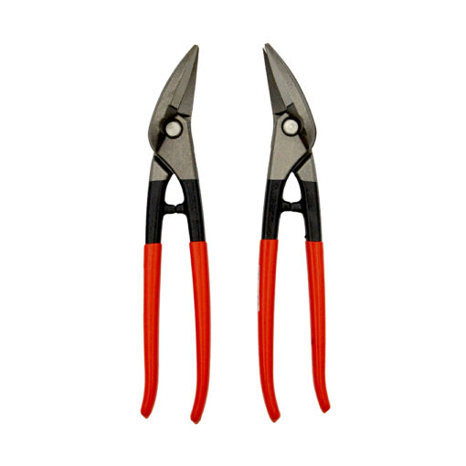 Stubai Combination Tin Snips With Red Pvc Coated Handles