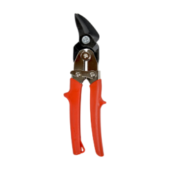 Stubai left compound action snips, with red handle