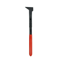 Crimping pliers with red pvc coated handle