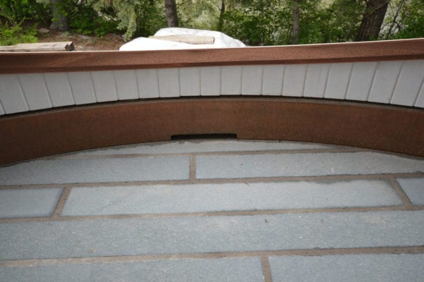 03 Custom Curved Copper Flashing Dsc 0662