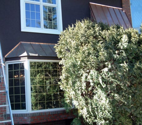 Copper Bay Window Standing Seam