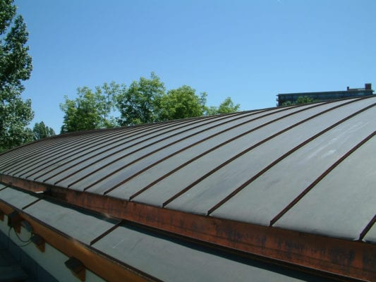 Curved Standing Seam Copper Roof Dscf0013 2