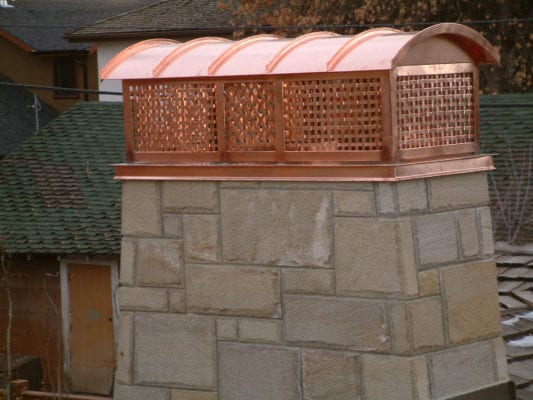 Custom Copper Chimney Cap Dscf0005 12