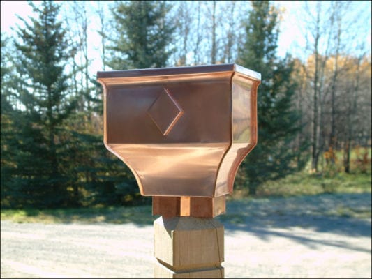 Custom Copper Leader Head