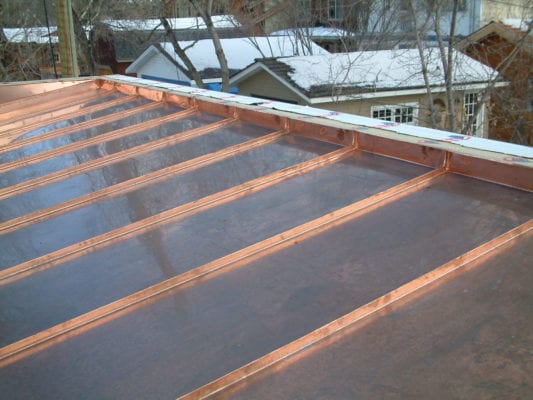 Custom Copper Roof