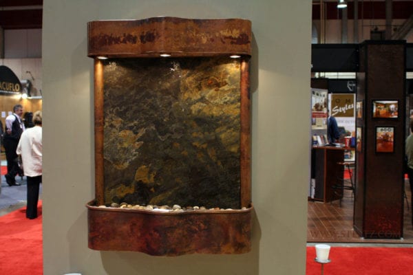 Custom Copper Water Wall