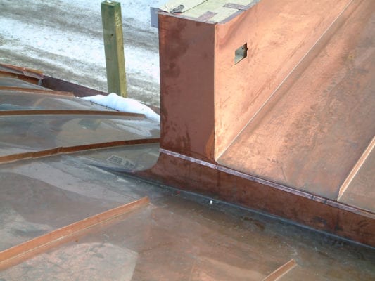 Detailed Copper Roof Copper Roof Detail2