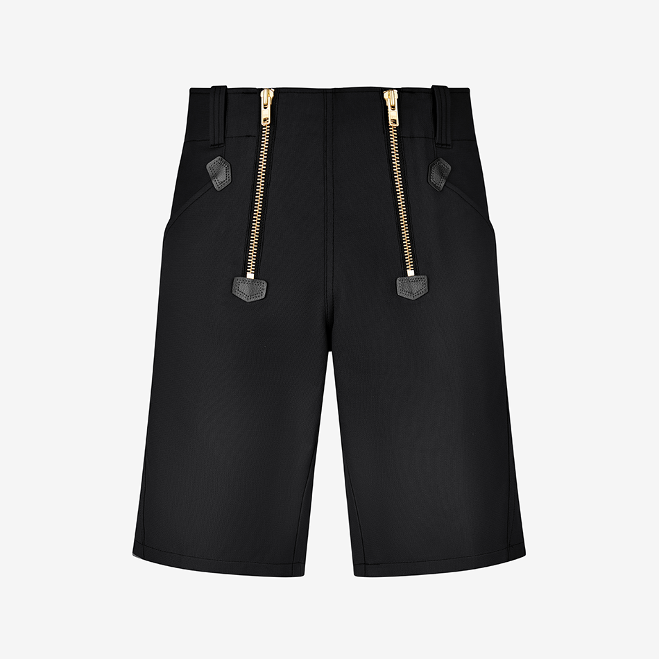 Black Fhb Moleskin Shorts