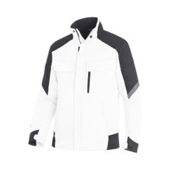 White and anthracite men's work jacket