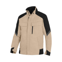 Beige And Black Men's Work Jacket