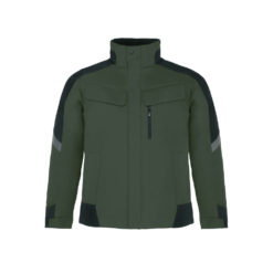 Olive And Black Men's Winter Work Jacket