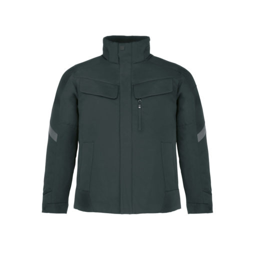 Black Men'S Winter Work Jacket