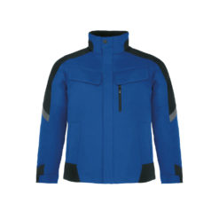 Royal-Blue And Black Men's Winter Work Jacket