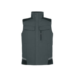 Anthracite And Black Men's Work Vest