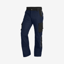 Marine and black work trousers