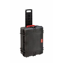 Black hard shell tool case with long handle