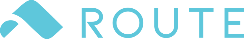 Route Logo Set Route Logo Blue Hor