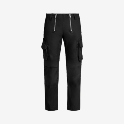 Black canvas work trousers
