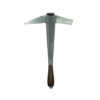 Long peen slaters roofing hammer with leather handle