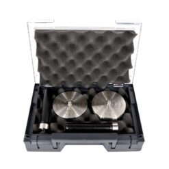 Biro Freehand roller hybrid basic set in case with stainless steel discs and black handles