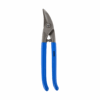 Kiesel circle tin snips with blue pvc covered handle