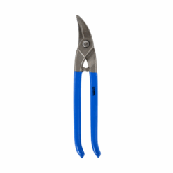 Kiesel curved circle snips with blue pvc covered handle