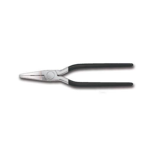Stainless Steel Flat Nose Pliers With Black Pvc Covered Handle